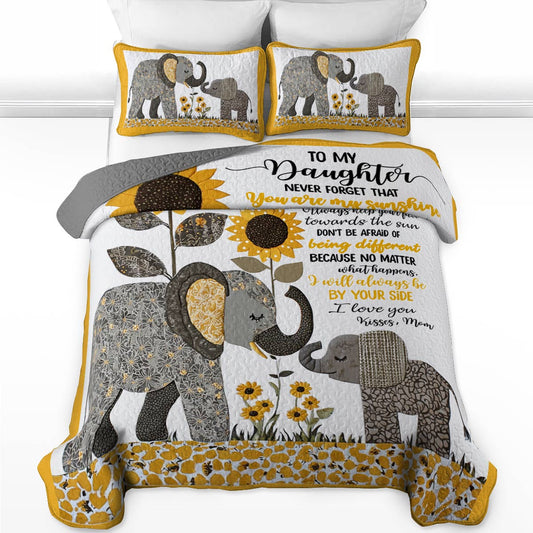 Shineful All Season Quilt 3-Piece Set Sunshine Daughter