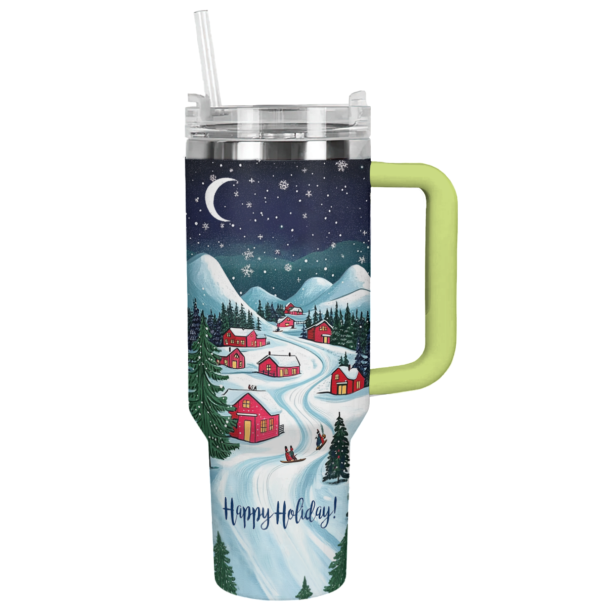 Shineful Tumbler Joyful Holiday Village