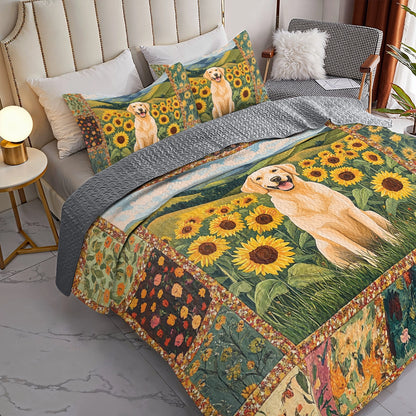 Shineful All Season Quilt 3-Piece Set - Sunny Lab Retreat