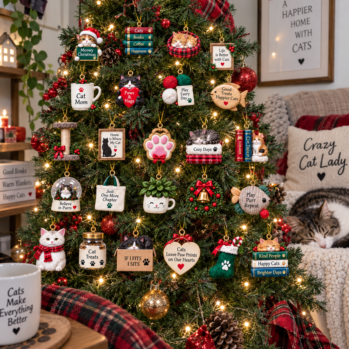 Shineful Cozy Cat Christmas Advent Calendar