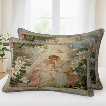Shineful Quilt 3-Piece Set Heavenly Garden of Grace