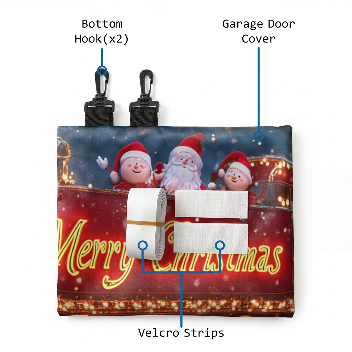 Shineful Christmas Adventure Garage Door Banner Decoration