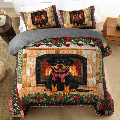 Shineful All Season Quilt 3-Piece Set Cozy Fireside Companion