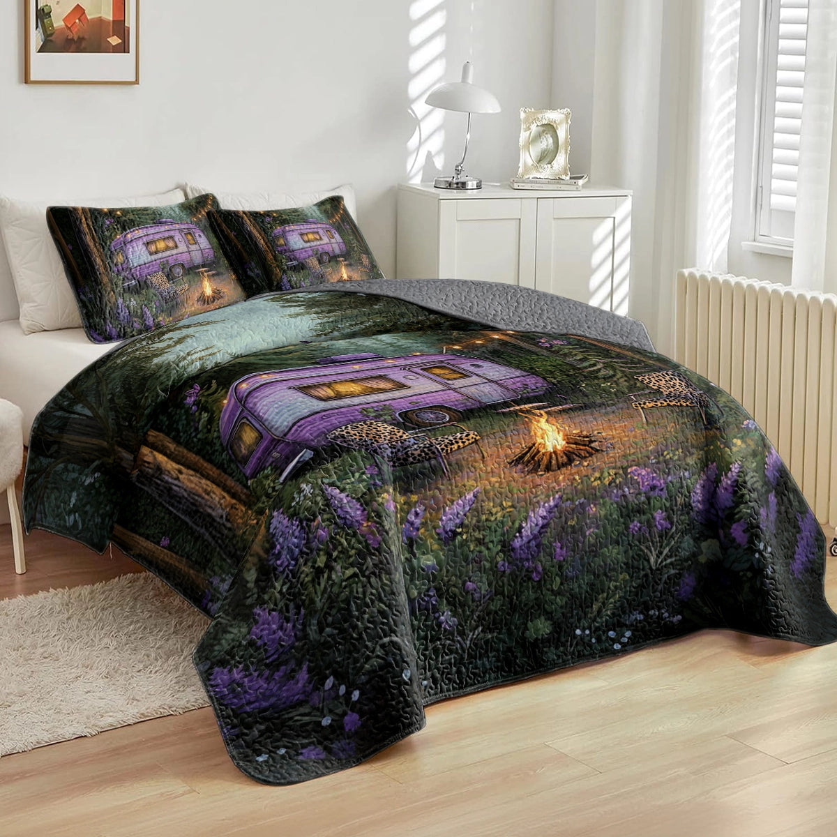 Shineful All Season Quilt 3-Piece Set - Twilight Camper Cozy