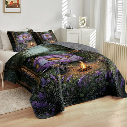 Shineful All Season Quilt 3-Piece Set - Twilight Camper Cozy