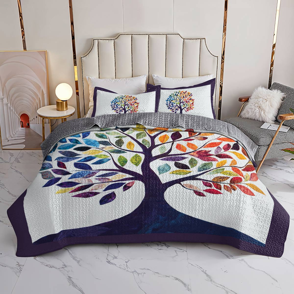 Shineful All Season Quilt 3-Piece Set Enchanted Forest