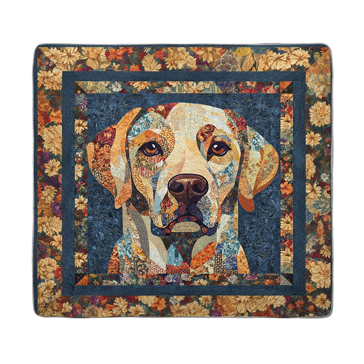 Shineful All Season Quilt 3-Piece Set Loyal Companion Labrador