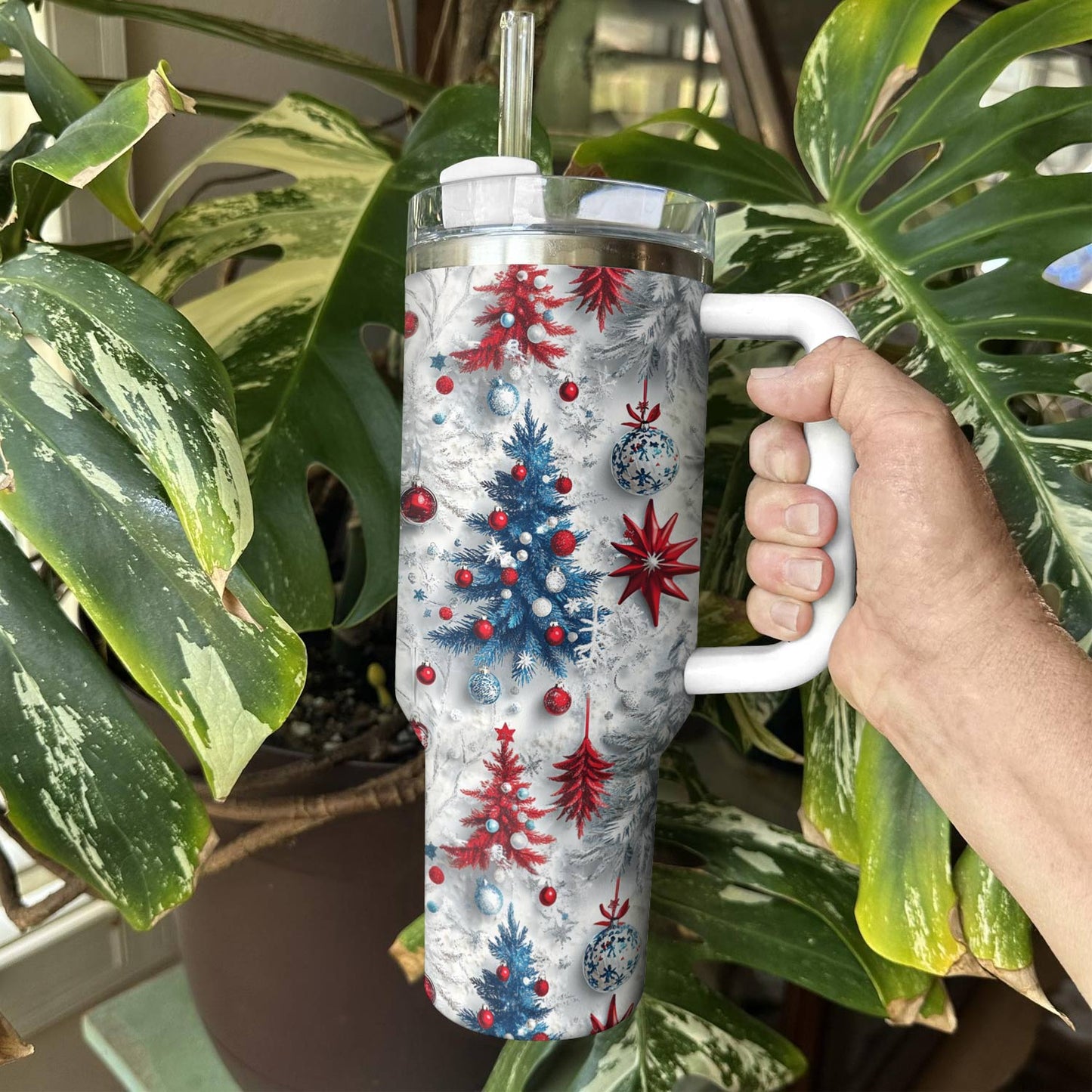 Shineful Glossy Tumbler Happy Christmas