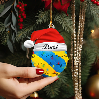 Shineful Personalized  2D Acrylic Ornament - Sports Ball Christmas Ornament Collection