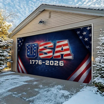 Shineful Garage Door Banner Decoration 250th Anniversary Legacy