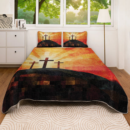 Shineful All Season Quilt 3-Piece Set - God’s Love Redeemer