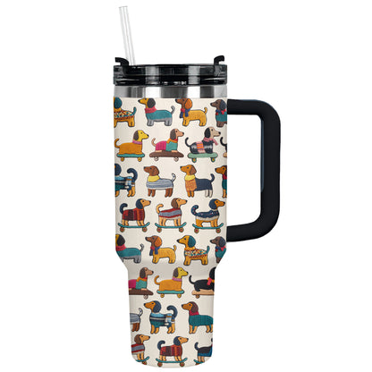 Shineful Tumbler Playful Skater Dachshund