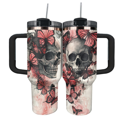 Shineful Tumbler - Eternal Elegance Butterfly Skull