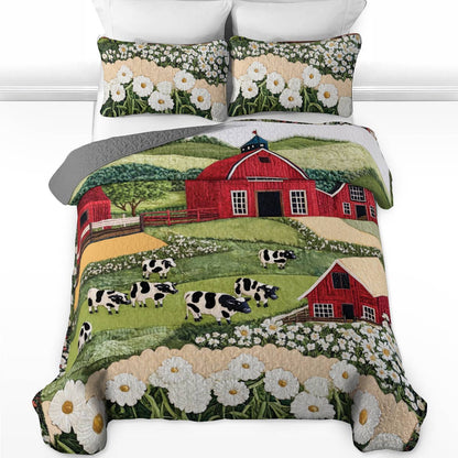 Shineful All Season Quilt 3-Piece Set Farmhouse Fresh