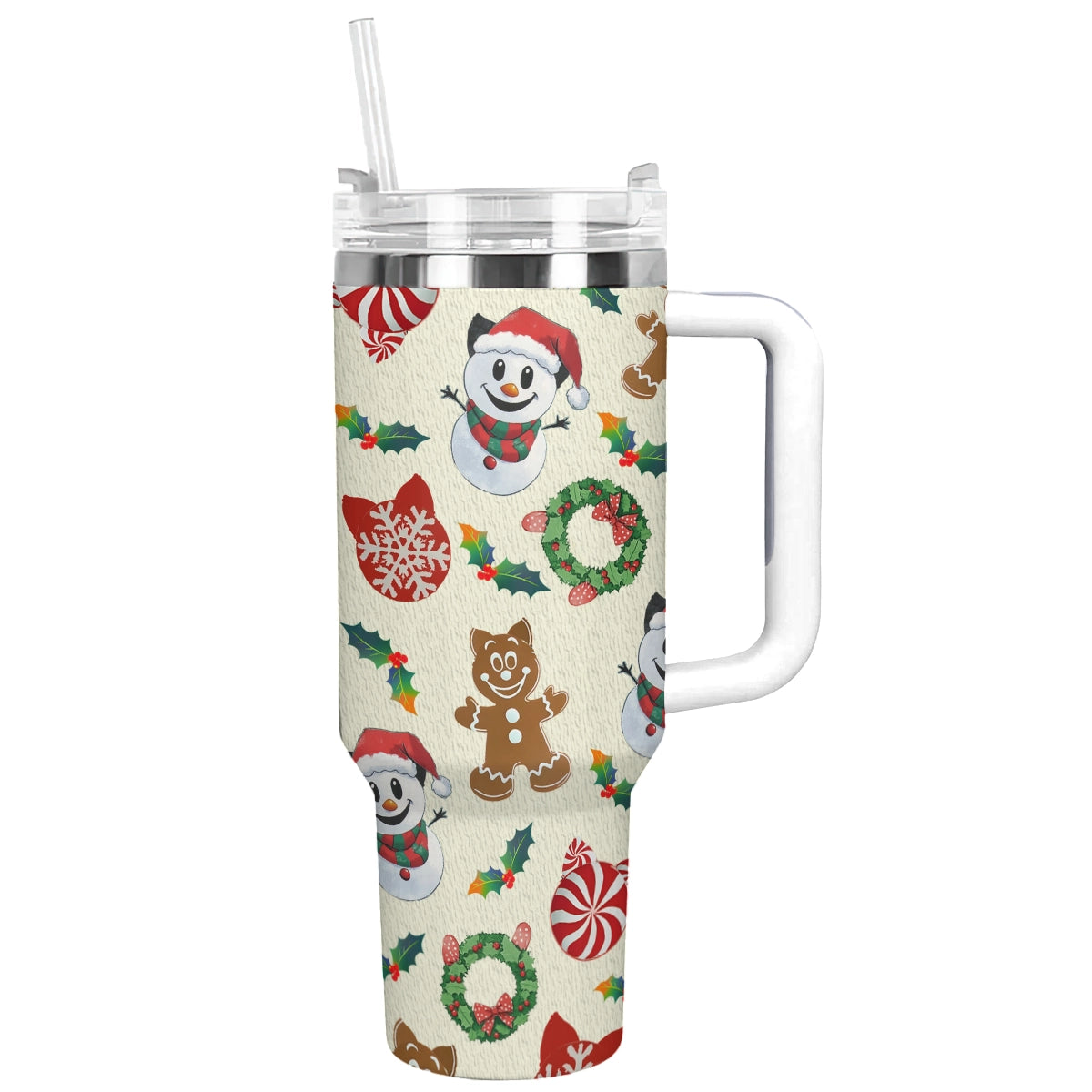 Shineful Tumbler Santa Claws' Cat Christmas