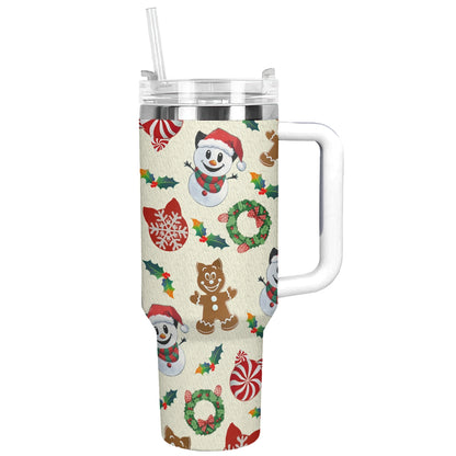 Shineful Tumbler Santa Claws' Cat Christmas