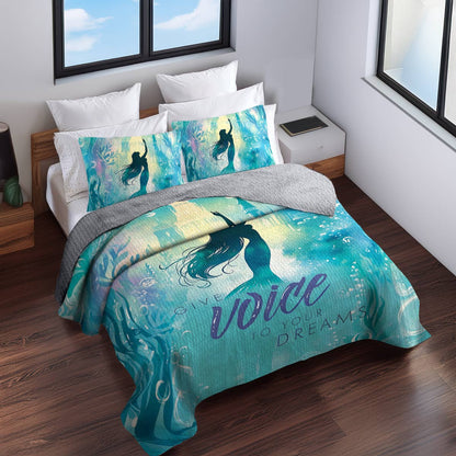 Shineful All Season Quilt 3-Piece Set Give Voice