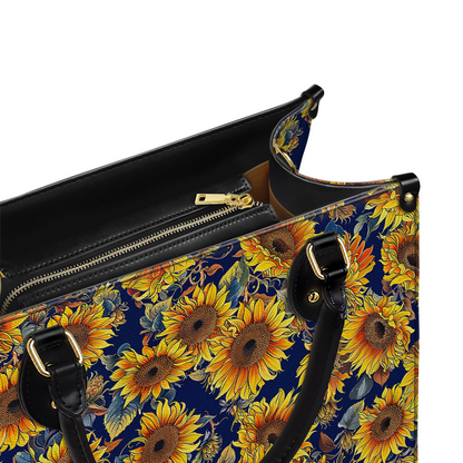 Shineful Leather Bag Sunflower Gorgeous Flower