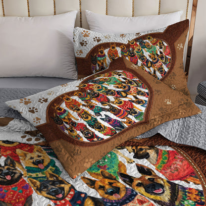 Shineful All Season Quilt 3-Piece Set Pawfect Shepherd
