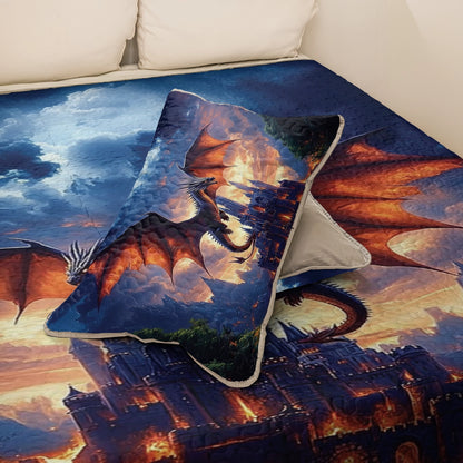 Shineful All Season Quilt 3-Piece Set - Dragon's Keep