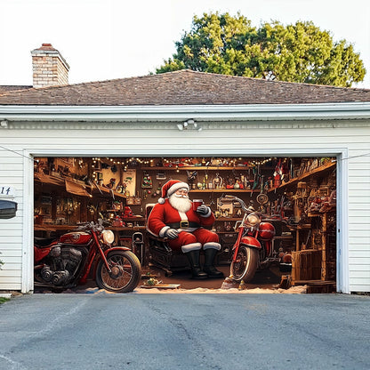Shineful Garage Door Banner Decoration - Christmas Crafts in Santa’s Workshop