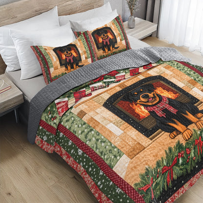 Shineful All Season Quilt 3-Piece Set Cozy Fireside Companion