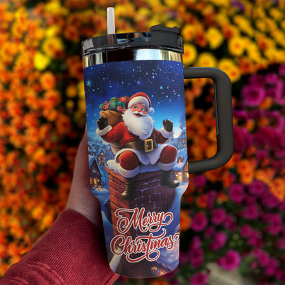 Shineful Tumbler Santa's Sleigh Ride