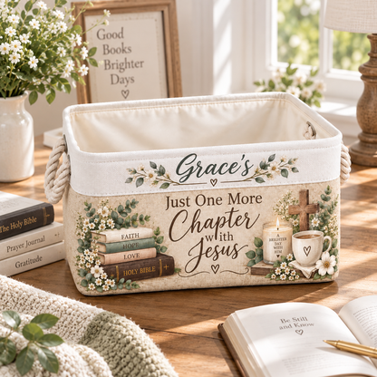 Shineful Personalized Faith Reading Basket