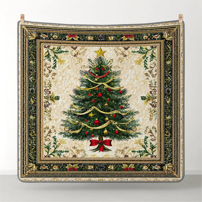 Shineful Quilt 3-Piece Set Classic Christmas Tree