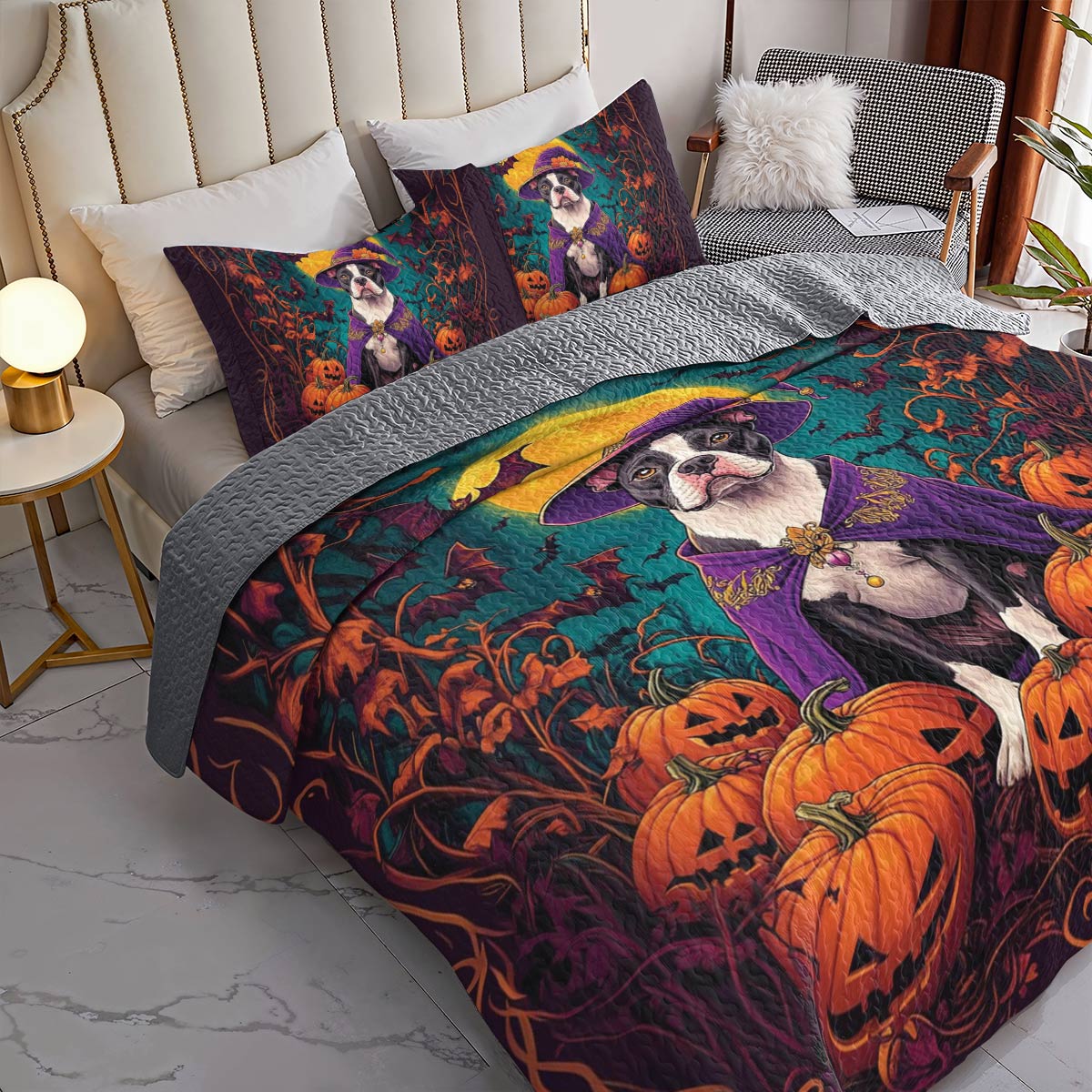 Shineful All Season Quilt 3-Piece Set Boo-bull