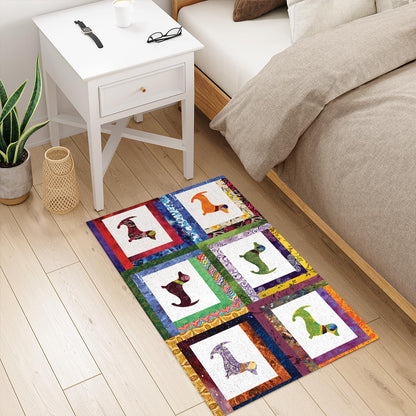 Shineful Ultra-Thin Non Skid Floor Mat, Kitchen Rugs Dachshund Friends