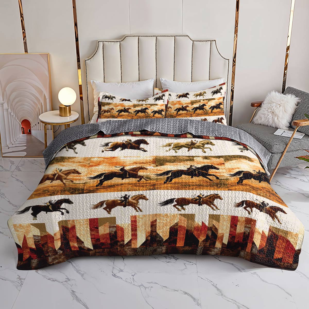 Shineful All Season Quilt 3-Piece Set Western Adventure