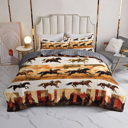 Shineful All Season Quilt 3-Piece Set Western Adventure