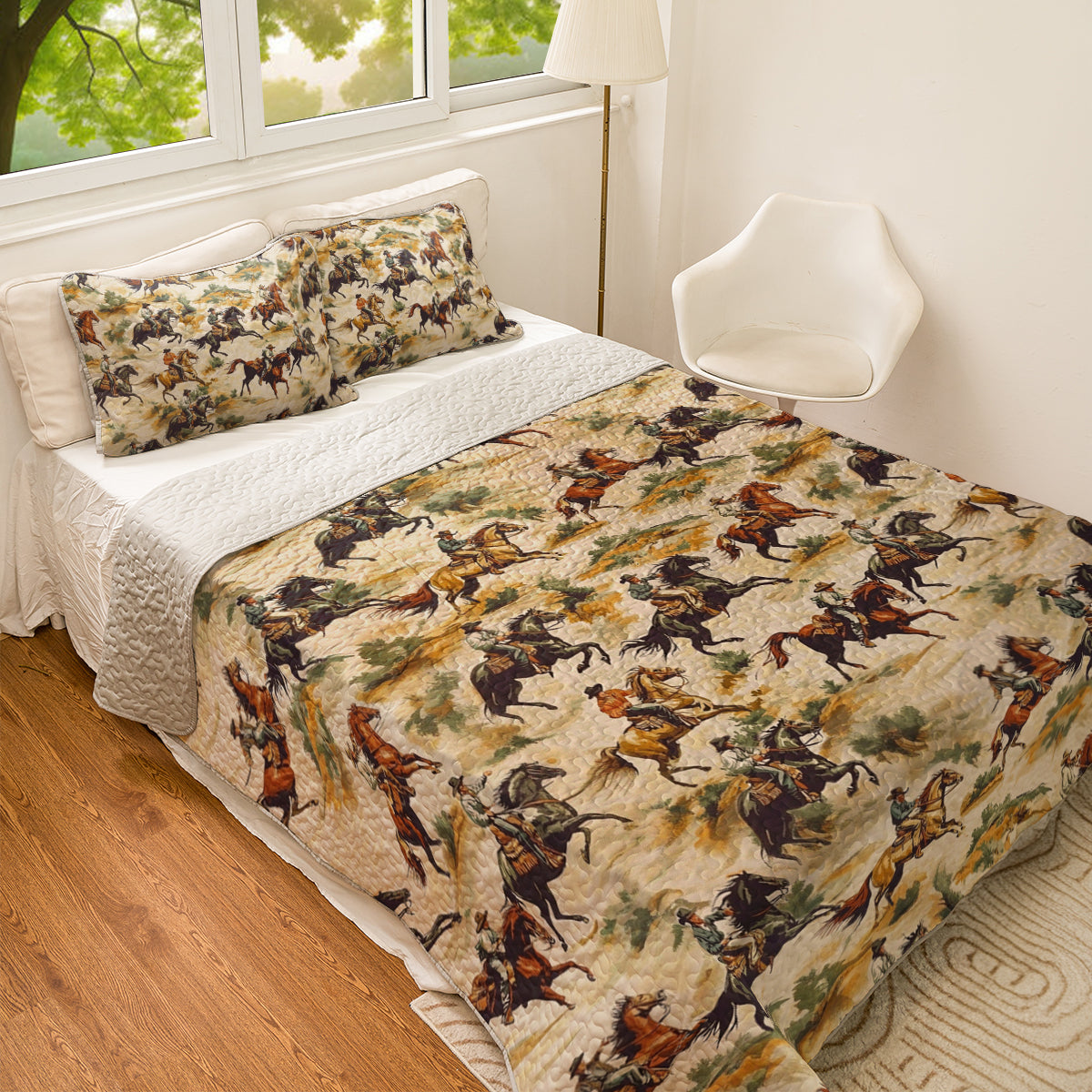 Shineful All Season Quilt 3-Piece Set Wild West Adventure