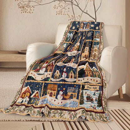 Shineful Fleece Blanket Christmas Eve Comfort