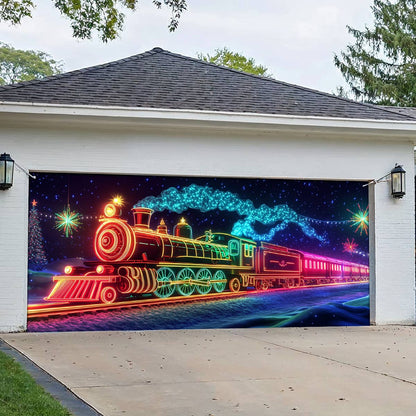 Shineful Garage Door Banner Decoration Holiday Gift Express