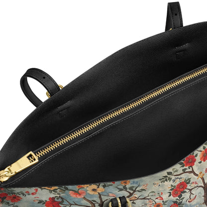 Shineful Leather Tote Bag - Mystical Steeds