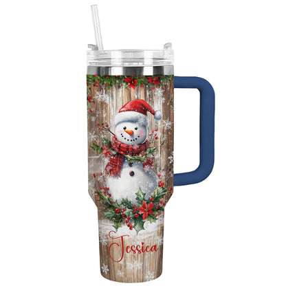 Shineful Tumbler Frosty Cheer Snowman