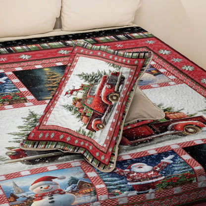 Shineful All Season Quilt 3-Piece Set - Christmas Holiday Haul