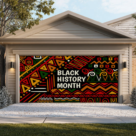 Shineful Garage Door Banner Decoration Legacy in Color
