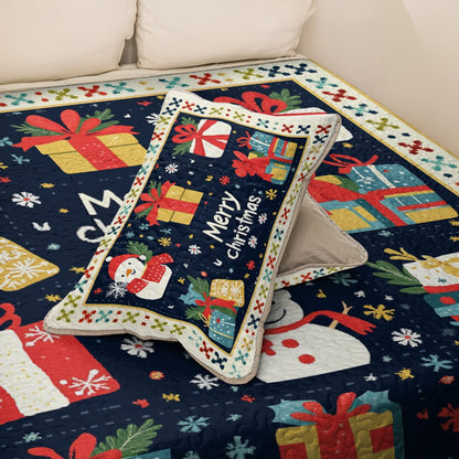 Shineful All Season Quilt 3-Piece Set Christmas Cheer
