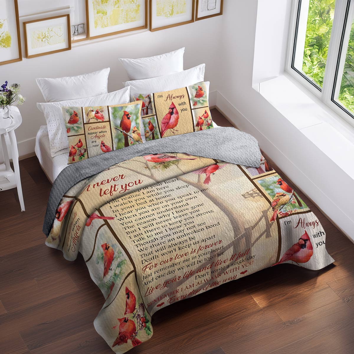Shineful All Season Quilt 3-Piece Set Never Left You