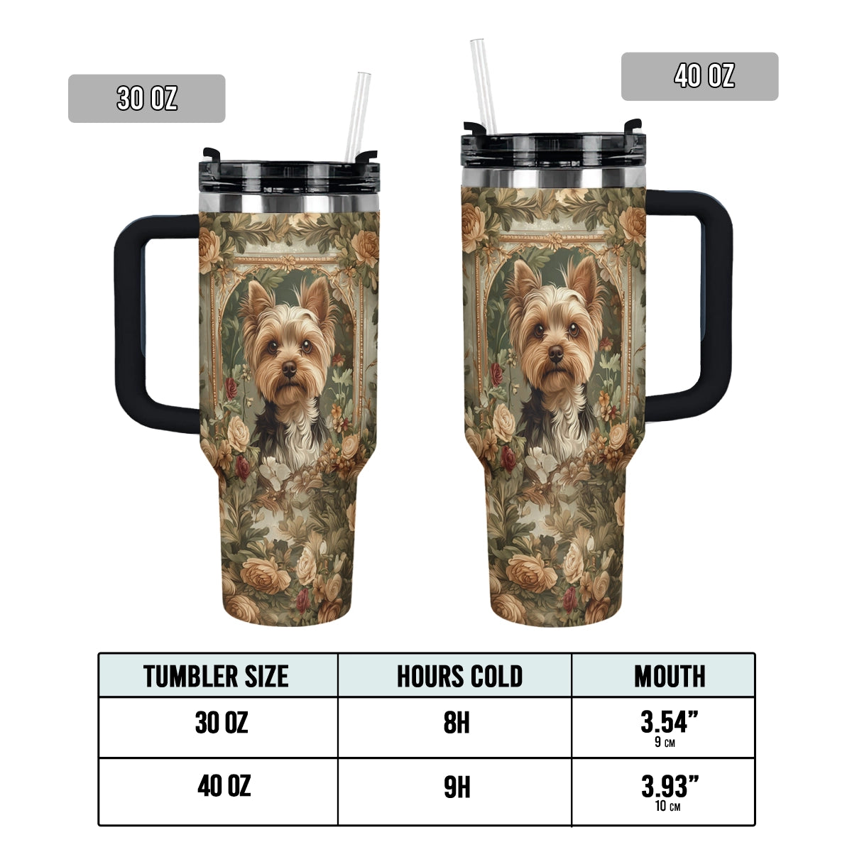 Shineful Tumbler Luxe Yorkie Companion