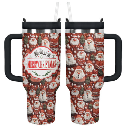 Shineful Tumbler Knitted Christmas