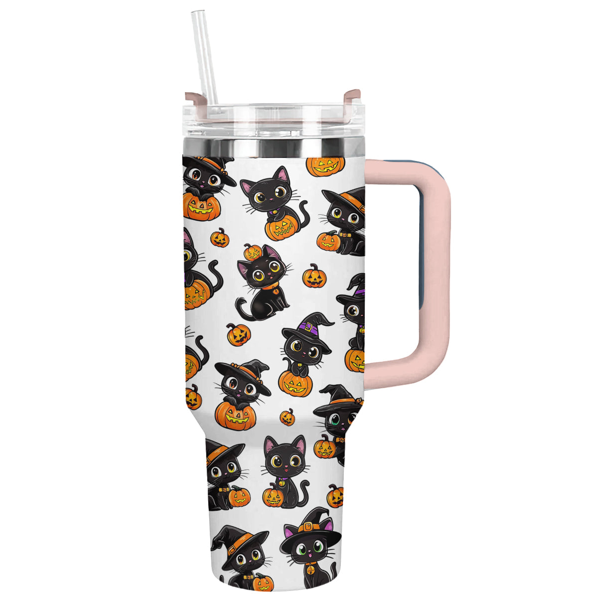 Shineful Tumbler Black Witch Cat