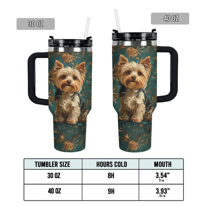 Shineful Tumbler Yorkie Regal Yorkie Elegance