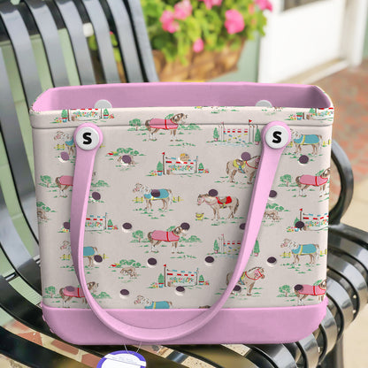 Shineful Beach Bag Horse Racing