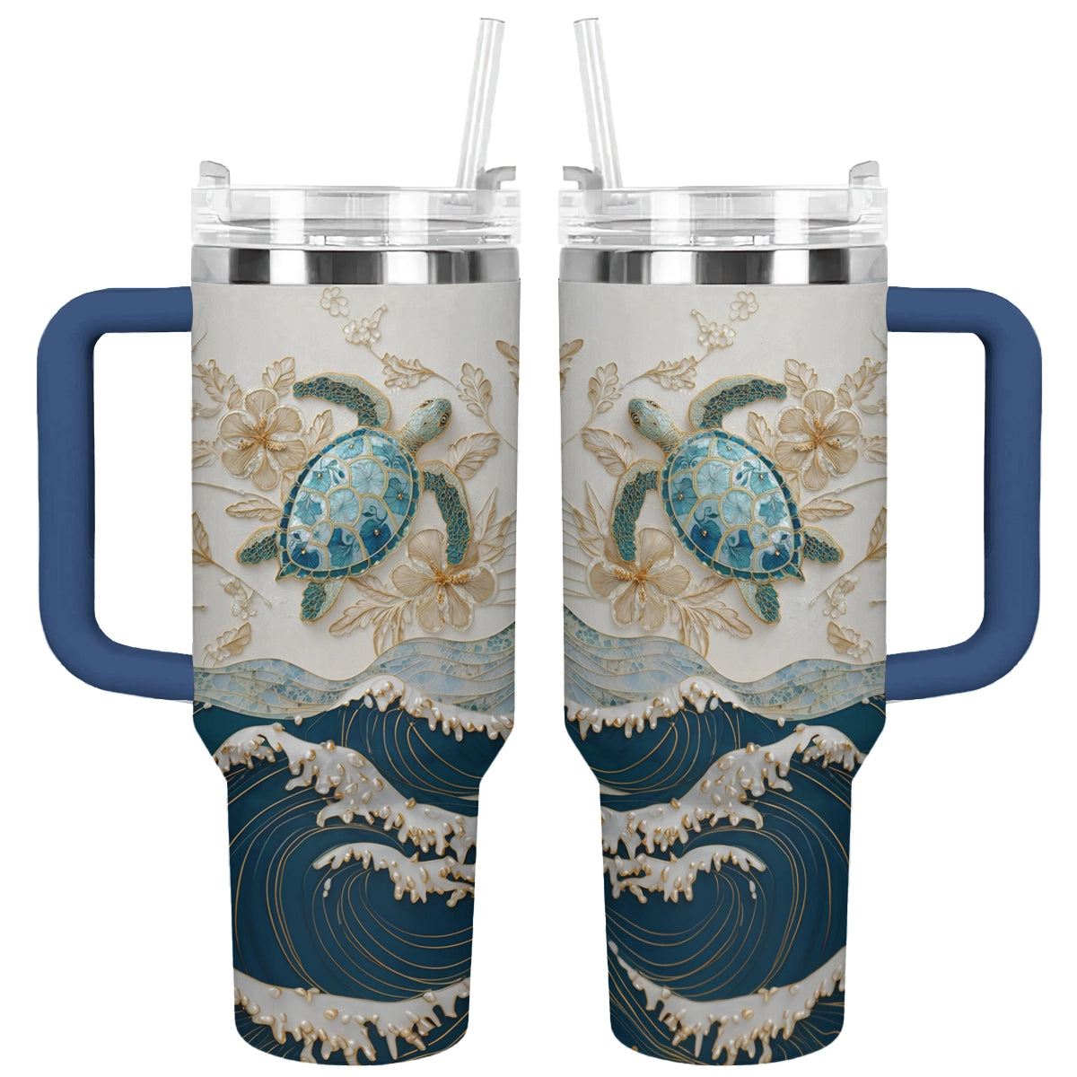 Shineful Tumbler Majesty Tides and Sea Turtles