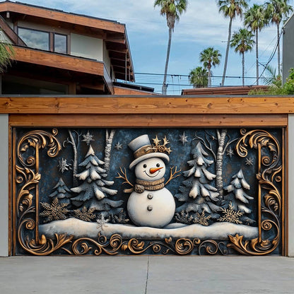 Shineful Garage Door Banner Decoration Winter Magic