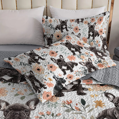 Shineful All Season Quilt 3-Piece Set Rosemary Frenchies